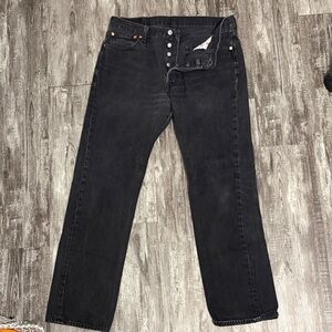 Levi's Charcoal Straight-Leg Jeans